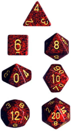 Set Dadi Speckled - Mercurio