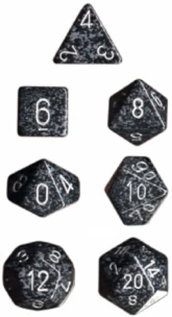 Set Dadi Speckled - Ninja