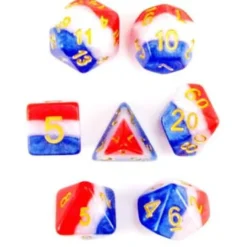 Set Dadi Stratificati - Old Glory