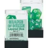 Set Dadi Stratificati - Shades of Green