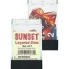 Set Dadi Stratificati - Sunset