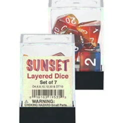 Set Dadi Stratificati - Sunset