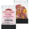 Set Dadi Stratificati - Yellow Rose