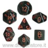 Set Dadi Trasparenti - Fumo/Rosso