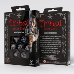 Set Dadi Tribali - Blu-Verde, Beige