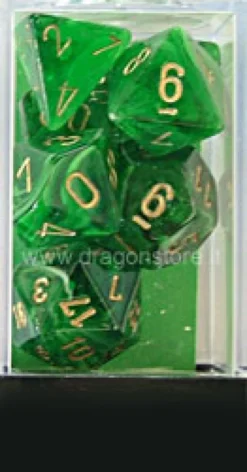 Set Dadi Vortex - Verde/Oro