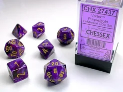 Set Dadi Vortex - Viola/Oro