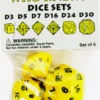 Set 6 Dadi "Who Knew?" - Giallo