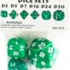Set 6 Dadi "Who Knew?" - Verde