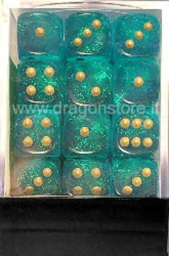 Set 36D6 Borealis - Ciano/Oro