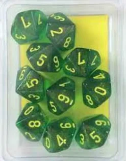 Set 10D10 Borealis - Verde Acero/Giallo