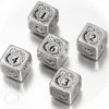 Set 5D6 Dadi Steampunk - Metallo