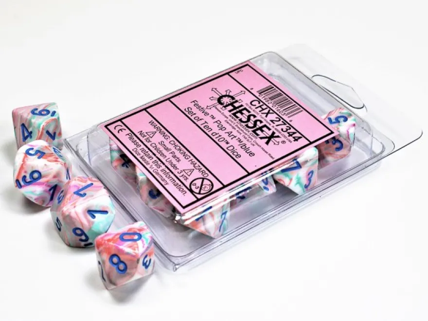 Set 10D10 Festive - Pop Art/Blu
