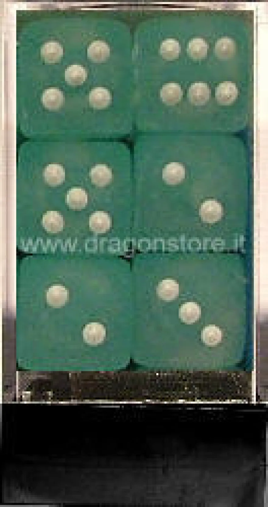 Set 12D6 Frosted - Ciano/Bianco
