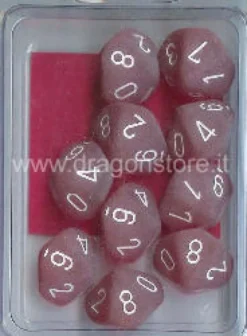 Set 10D10 Frosted - Rosso/Bianco