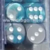 Set 12D6 Gemini 6 - Acciaio-Ciano/Bianco
