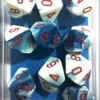 Set 10D10 Gemini 7 - Blu Astrale-Bianco/Rosso