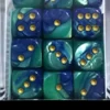 Set 36D6 Gemini 7 - Blu-Ciano/Oro