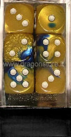 Set 12D6 Gemini - Blu-Oro/Bianco