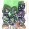 Set 10D10 Gemini 3 - Blu-Verde/Oro