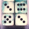 Set 12D6 Gemini 4 - Ciano-Bianco/Nero