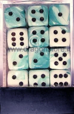 Set 36D6 Gemini 4 - Ciano-Bianco/Nero