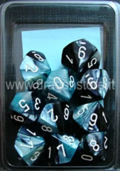 Set 10D10 Gemini 5 - Nero-Ciano/Bianco