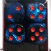 Set 12D6 Gemini 7 - Nero-Notte Stellata/Rosso