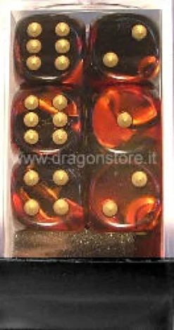 Set 12D6 Gemini 3 - Nero-Rosso/Oro