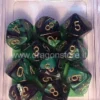 Set 10D10 Gemini 4 - Nero-Verde/Oro