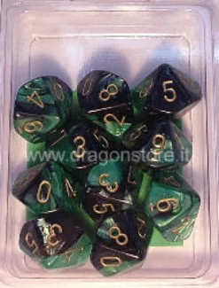 Set 10D10 Gemini 4 - Nero-Verde/Oro