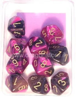 Set 10D10 Gemini 4 - Nero-Viola/Oro