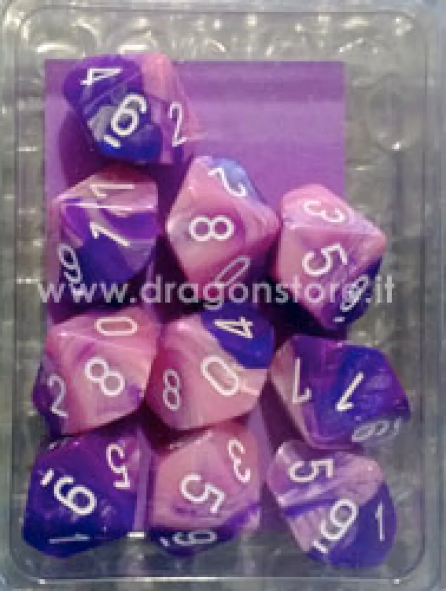 Set 10D10 Gemini 6 - Rosa-Viola/Bianco
