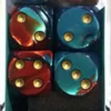 Set 12D6 Gemini 7 - Rosso-Ciano/Oro