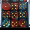 Set 36D6 Gemini 7 - Rosso-Ciano/Oro