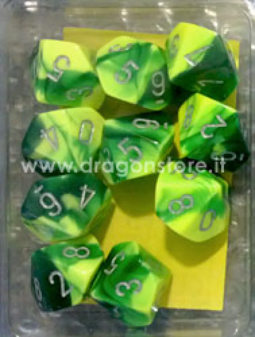 Set 10D10 Gemini 6 - Verde-Giallo/Argento