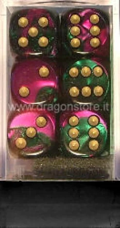 Set 12D6 Gemini 3 - Verde-Viola/Oro