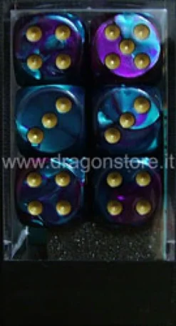 Set 12D6 Gemini 5 - Viola-Ciano/Oro