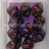 Set 10D10 Gemini - Viola-Rosso/Oro