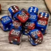Set 12D6 Great Britain War Gemini - Blu/Rosso