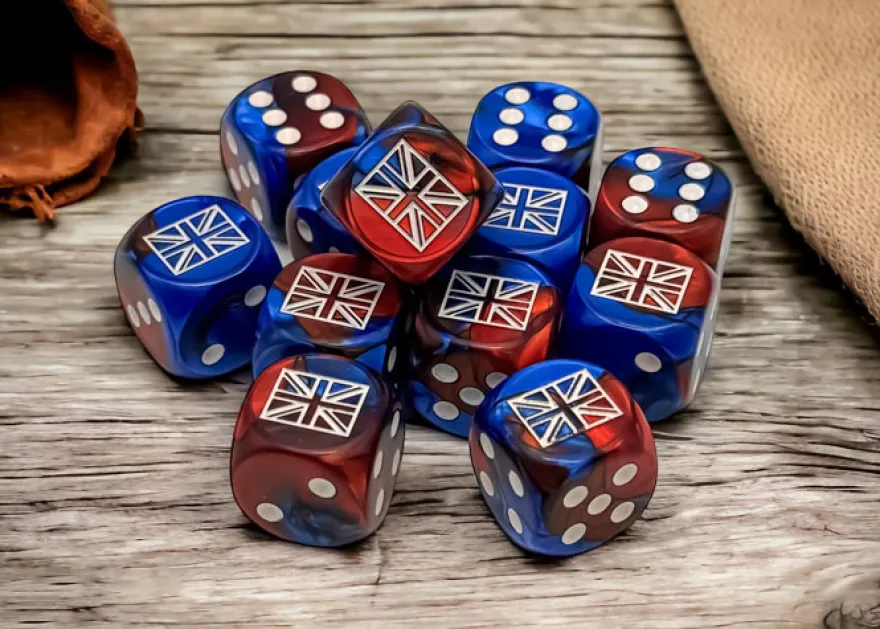 Set 12D6 Great Britain War Gemini - Blu/Rosso