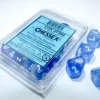 Set 10D10 Luminescente: Borealis - Blu Cielo/Bianco