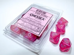 Set 10D10 Luminescente: Borealis - Rosa/Argento