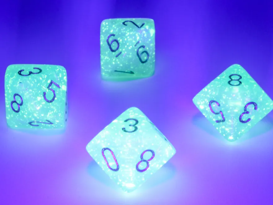 Set 10D10 Luminescente: Borealis - Verde Chiaro/Oro