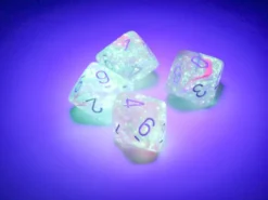 Set 10D10 Luminescente: Nebula - Glicine/Bianco