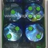 Set 12D6 Lustrous - Blu Scuro/Verde