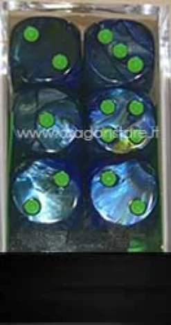 Set 12D6 Lustrous - Blu Scuro/Verde