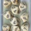 Set 10D10 Marble - Avorio/Nero