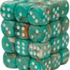 Set 36D6 Marble - Verde Rame/bianco