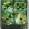 Set 12D6 Marble - Verde/Verde Scuro